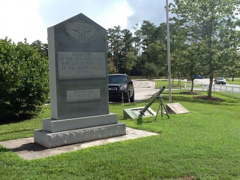 Brunswick County War Veterans Memorial Marker image. Click for full size.