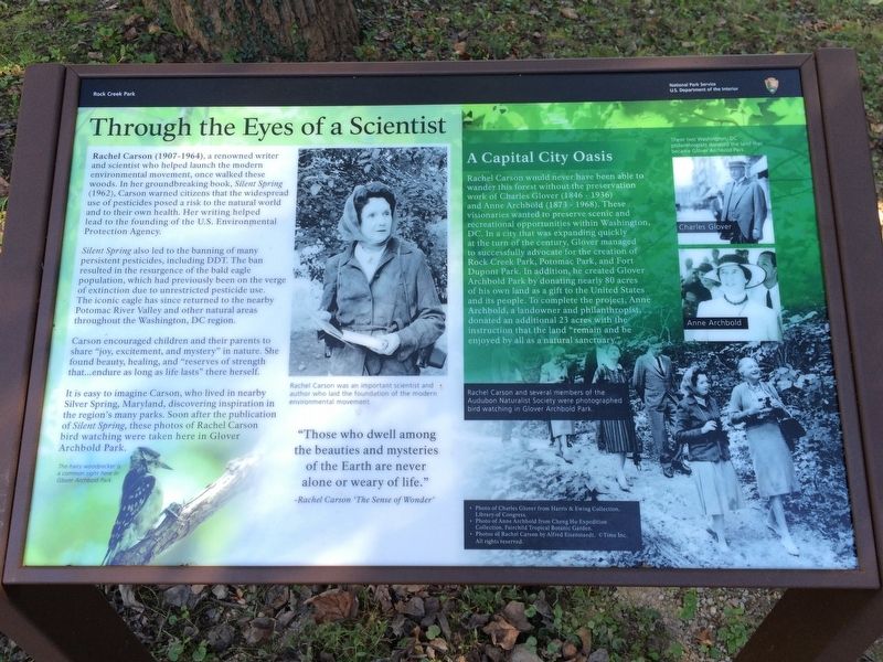 Through the Eyes of a Scientist Marker image. Click for full size.