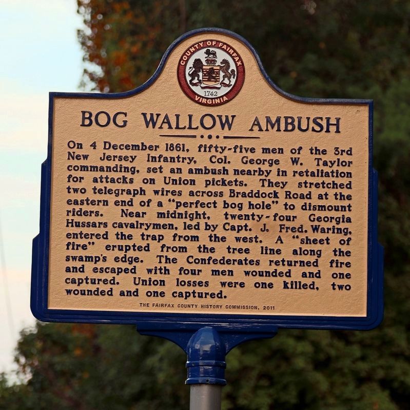 Bog Wallow Ambush Marker image. Click for full size.