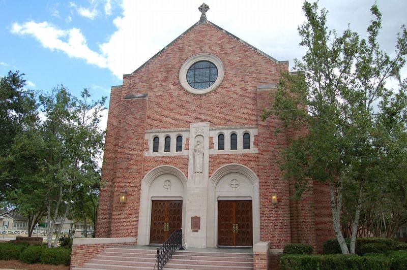 Saint Peter Church and Marker image. Click for full size.