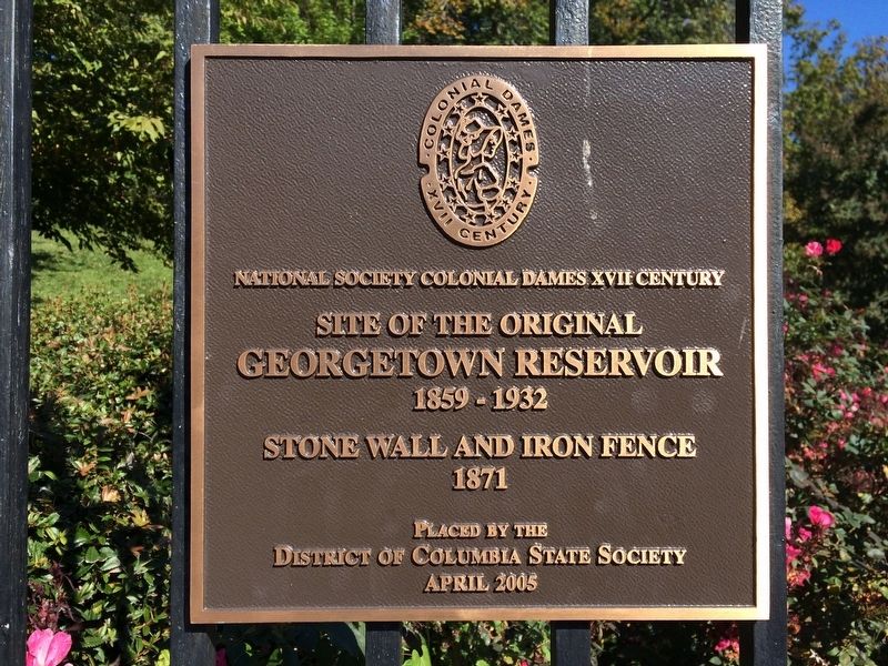 The Original Georgetown Reservoir Marker. Click for full size. The Original Georgetown Reservoir Marker image. Click for full size.