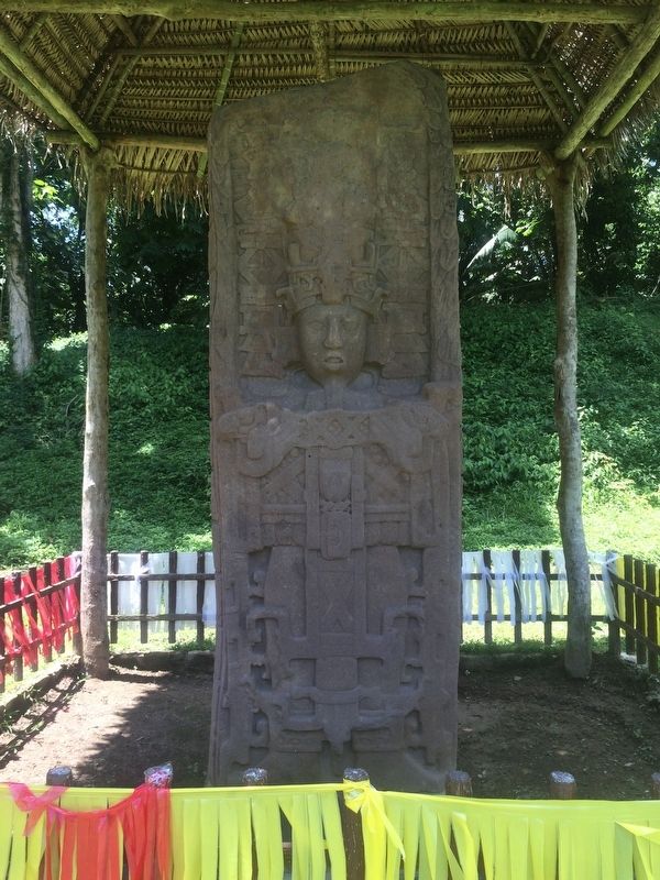 Stela C at Quiriguá image. Click for full size.