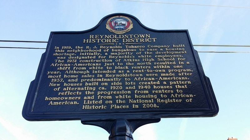 Reynoldstown Historic District Marker image. Click for full size.