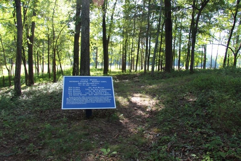 Lytle's Brigade Marker. Click for full size. Lytle's Brigade Marker image. Click for full size.