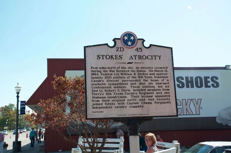Stokes' Atrocity Marker (side 1) image. Click for full size.