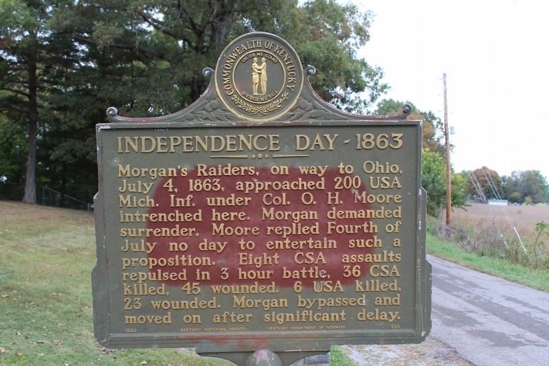 Independence Day - 1863 Marker image. Click for full size.