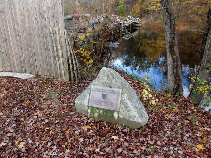 Morris Canal Marker. Click for full size. Morris Canal Marker image. Click for full size.