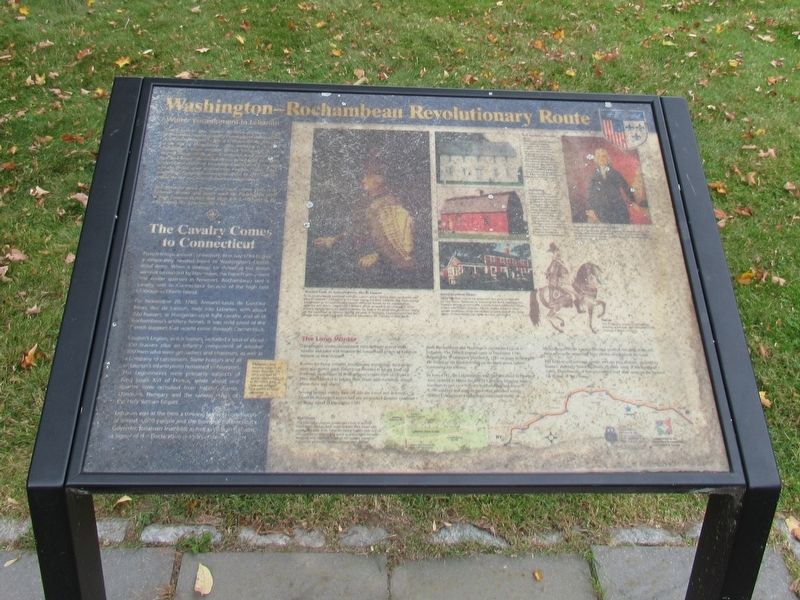 Washington-Rochambeau Revolutionary Route Marker image. Click for full size.