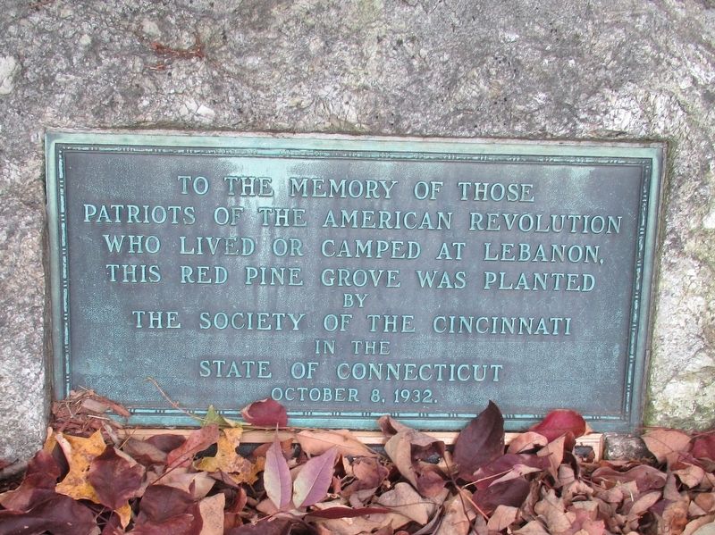 Lebanon Revolutionary War Patriots Marker image. Click for full size.