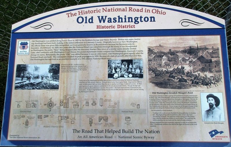 Old Washington Marker image. Click for full size.