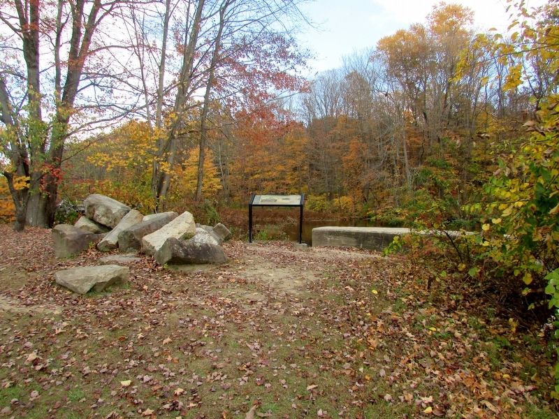 Marker in Waterloo Village. Click for full size. Marker in Waterloo Village image. Click for full size.