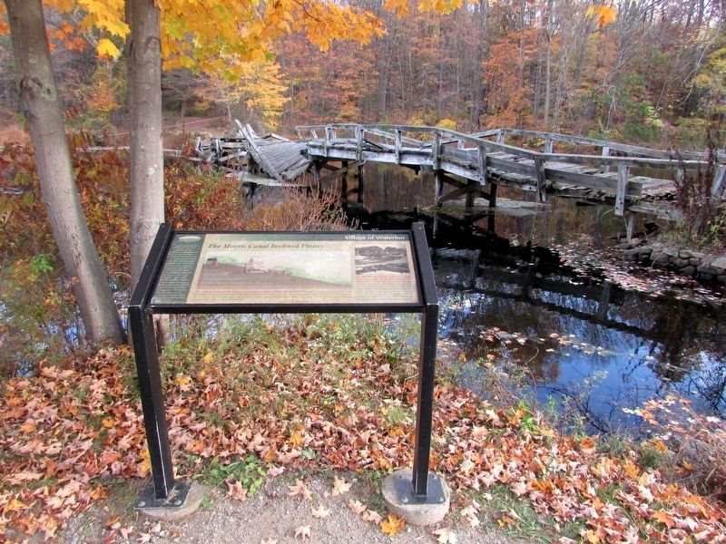 The Morris Canal Inclined Planes Marker. Click for full size. The Morris Canal Inclined Planes Marker image. Click for full size.