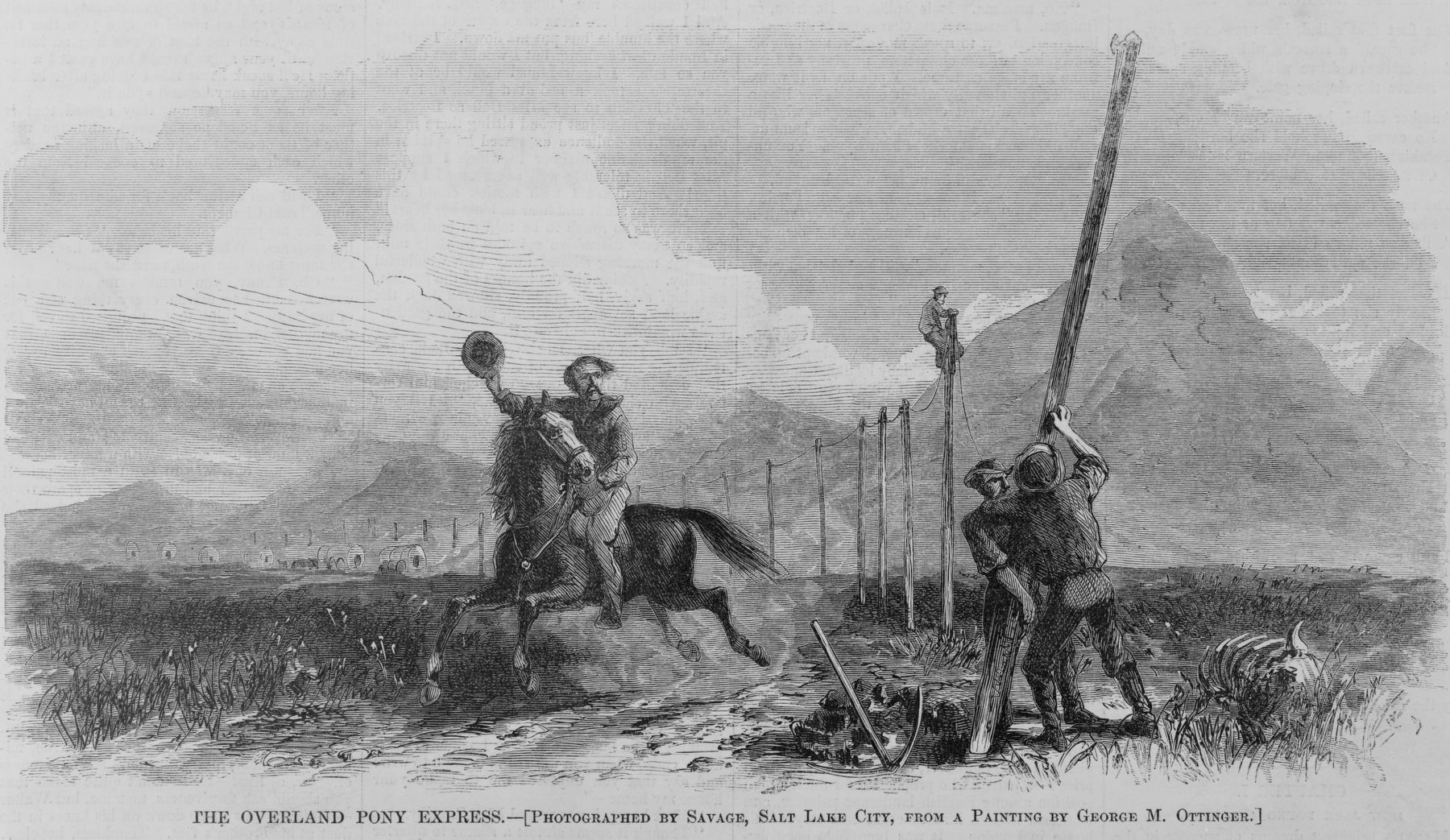 The Overland Pony Express image. Click for full size.