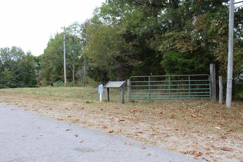 Federal Stockade Marker. Click for full size. Federal Stockade Marker image. Click for full size.