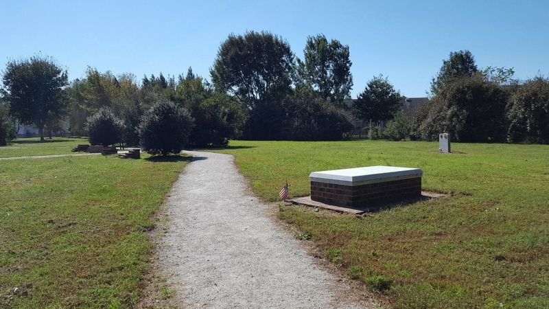 Battle of Green Spring Memorial. Click for full size. Battle of Green Spring Memorial image. Click for full size.