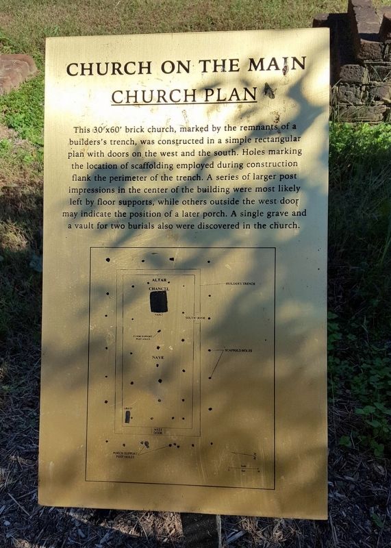 Church On The Main Marker. Click for full size. Church On The Main Marker image. Click for full size.