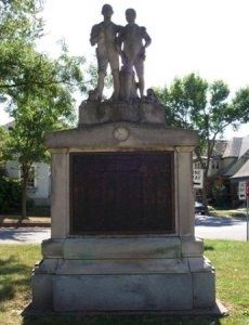 Old Aqueduct Club Memorial Marker. Click for full size. Old Aqueduct Club Memorial Marker image. Click for full size.