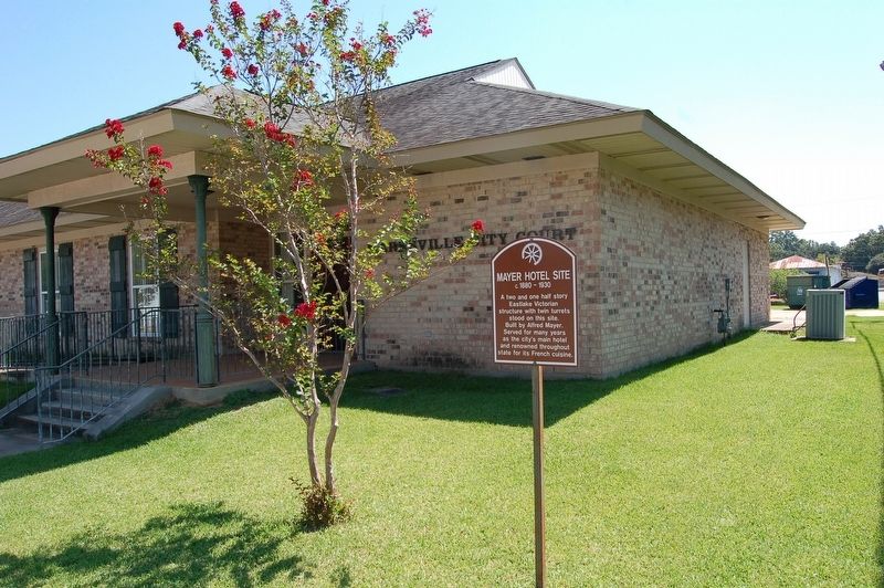 Mayer Hotel Site Marker. Click for full size. Mayer Hotel Site Marker image. Click for full size.