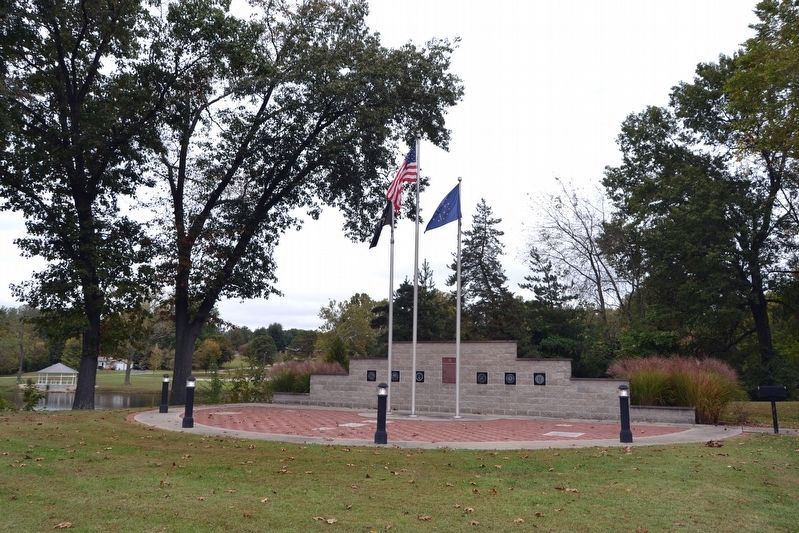 Odon Veterans Memorial. Click for full size. Odon Veterans Memorial image. Click for full size.