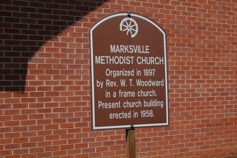 Marksville Methodist Church Marker image. Click for full size.