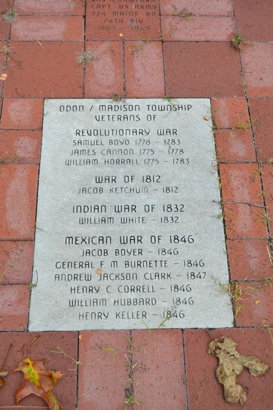 Odon / Madison Township Veterans. Click for full size. Odon / Madison Township Veterans image. Click for full size.