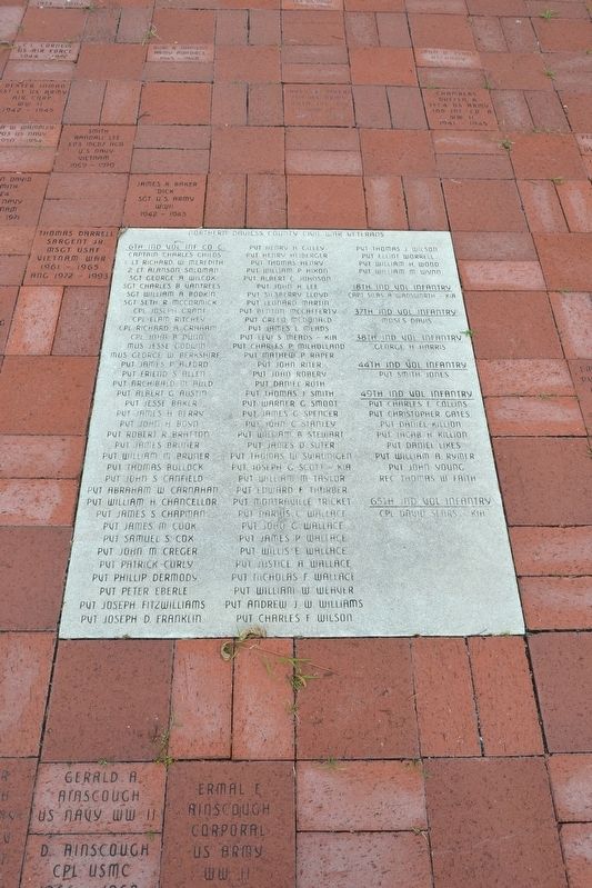 Northern Daviess County Civil War Veterans. Click for full size. Northern Daviess County Civil War Veterans image. Click for full size.