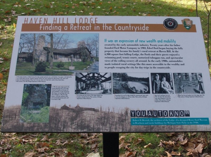 Haven Hill Lodge: Finding a Retreat in the Countryside Marker. Click for full size. Haven Hill Lodge: Finding a Retreat in the Countryside Marker image. Click for full size.
