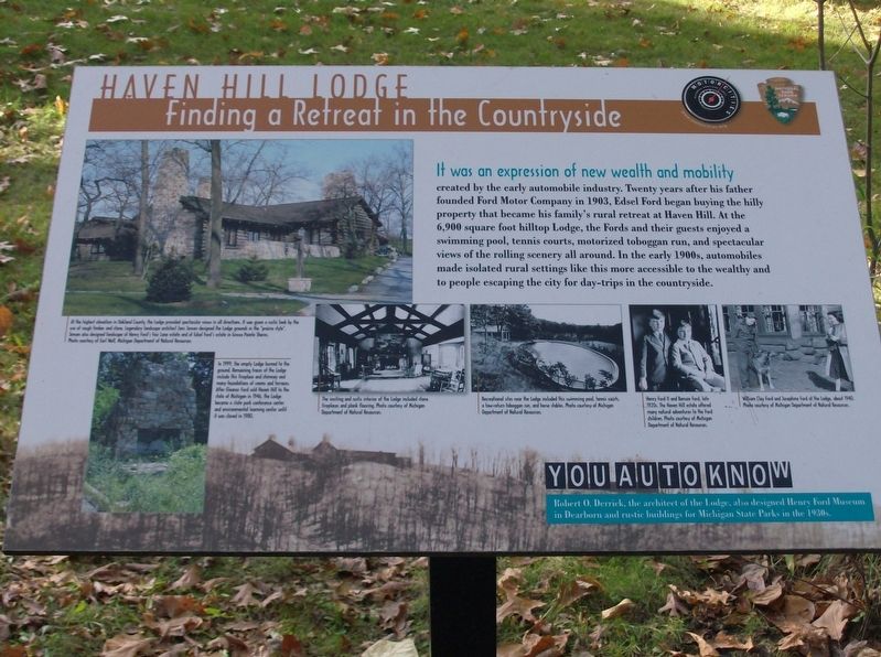 Haven Hill Lodge: Finding a Retreat in the Countryside Marker image. Click for full size.