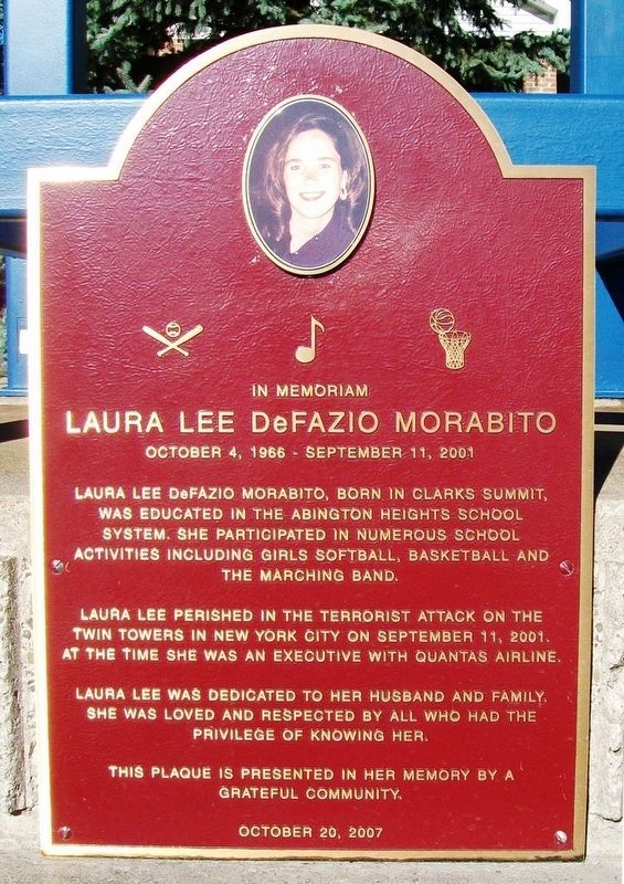 Laura Lee DeFazio Morabito Marker. Click for full size. Laura Lee DeFazio Morabito Marker image. Click for full size.
