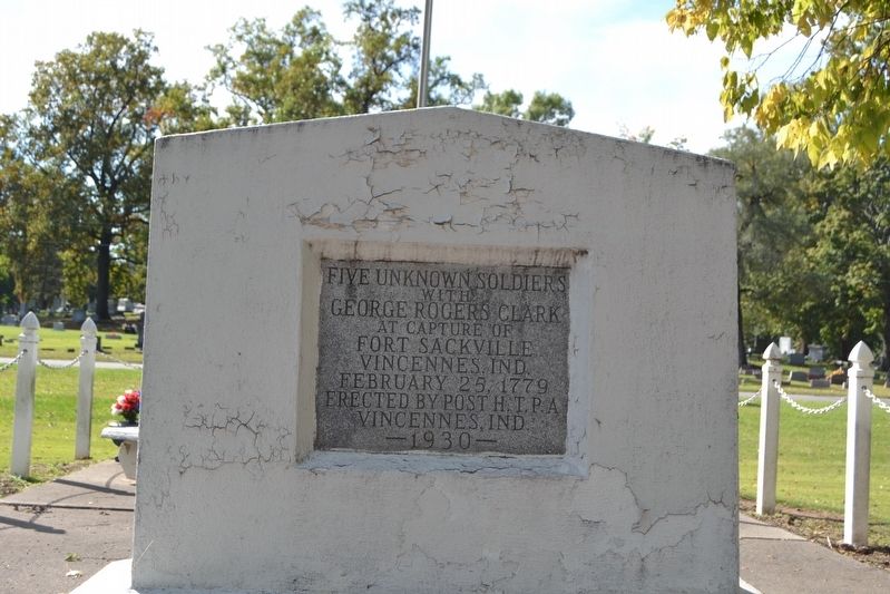 Five Unknown Soldiers Memorial Marker. Click for full size. Five Unknown Soldiers Memorial Marker image. Click for full size.