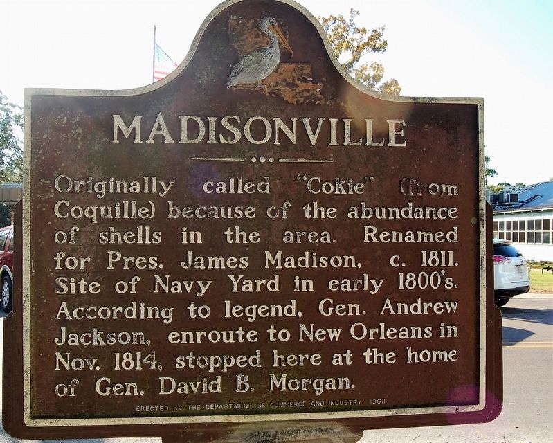 Madisonville Marker. Click for full size. Madisonville Marker image. Click for full size.