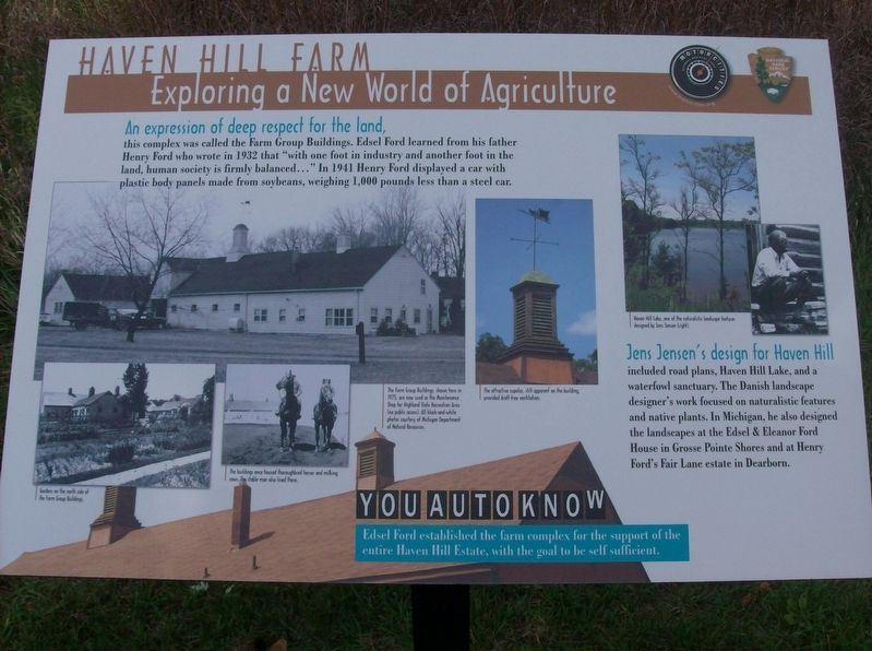 Haven Hill Farm: Exploring a New World of Agriculture Marker image. Click for full size.