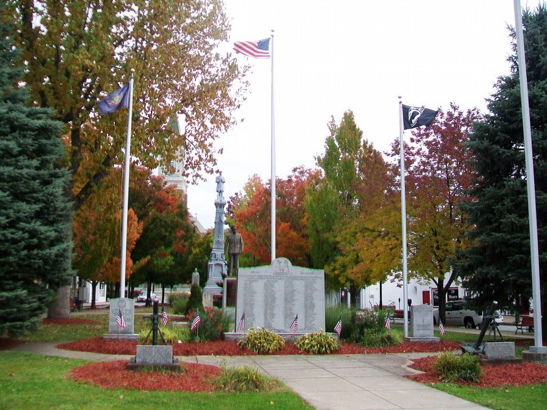 War Memorial. Click for full size. War Memorial image. Click for full size.
