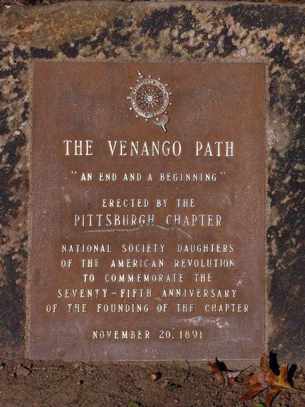 The Venango Path Marker image. Click for full size.