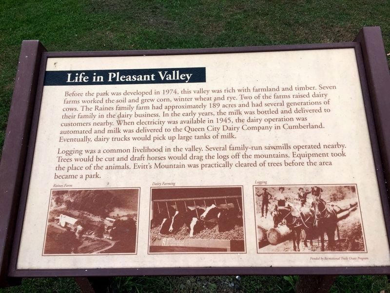 Life in Pleasant Valley Marker image. Click for full size.