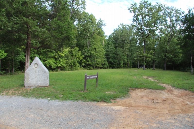 Field Headquarters - Army of Tennessee Marker. Click for full size. Field Headquarters - Army of Tennessee Marker image. Click for full size.
