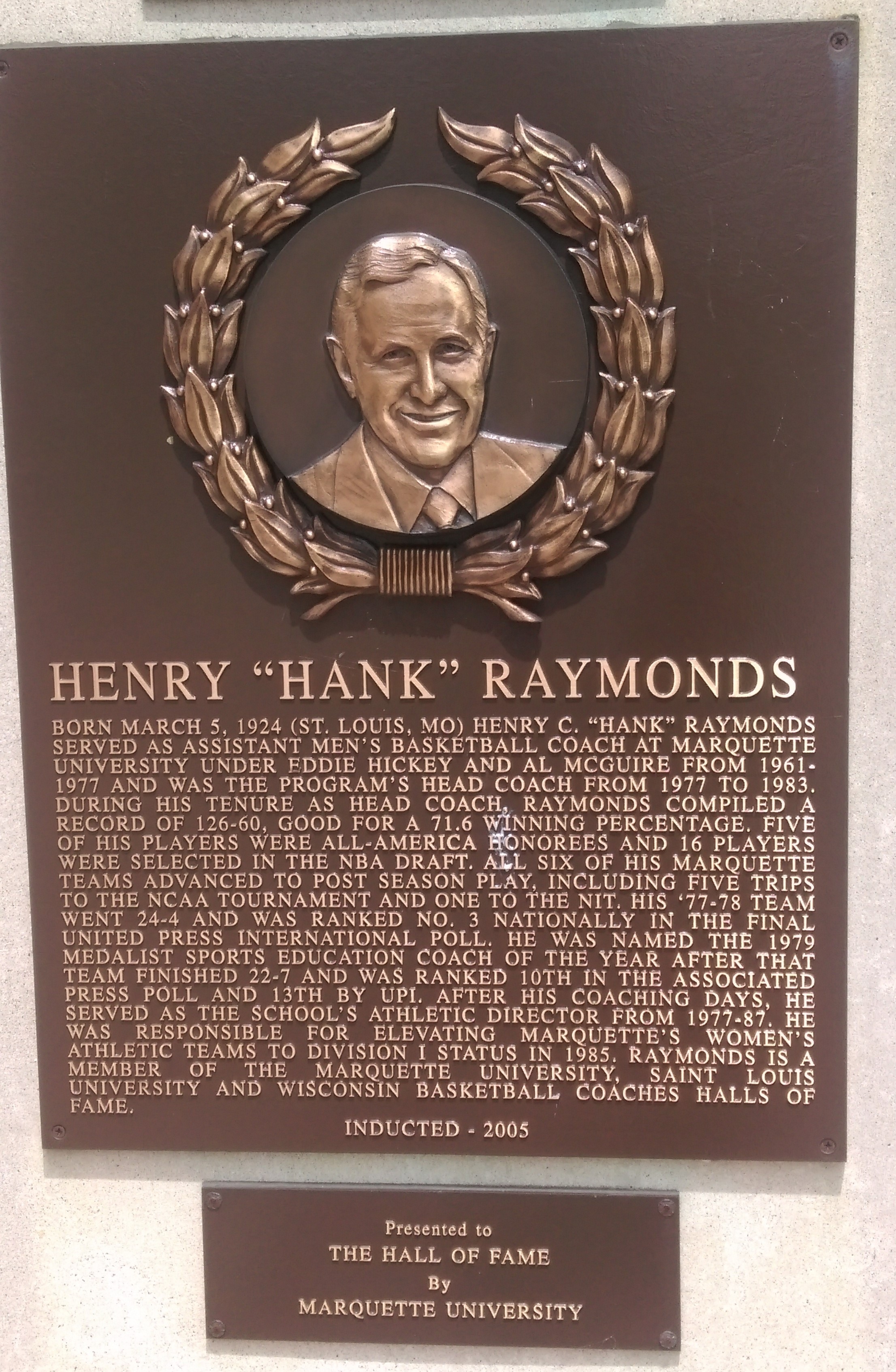 Henry "Hank" Raymonds Marker