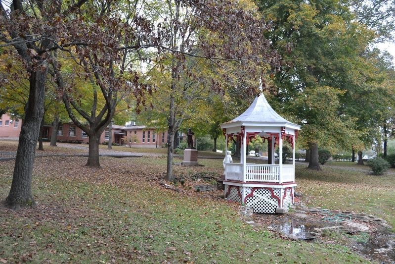 Monument on Grounds of St. Marie Du Lac Church. Click for full size. Monument on Grounds of St. Marie Du Lac Church image. Click for full size.