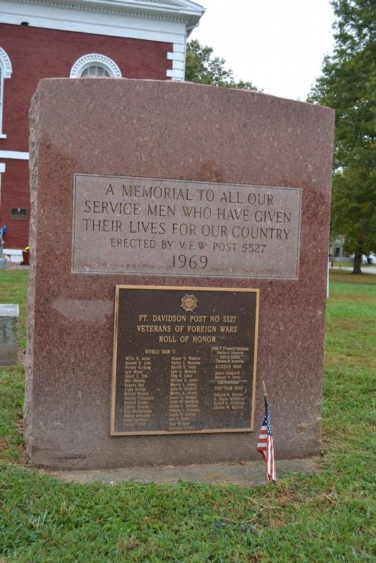 VFW Post 5527 Veterans Memorial image. Click for full size.