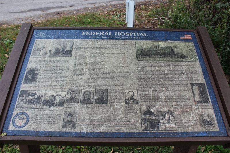 Federal Hospital Marker image. Click for full size.