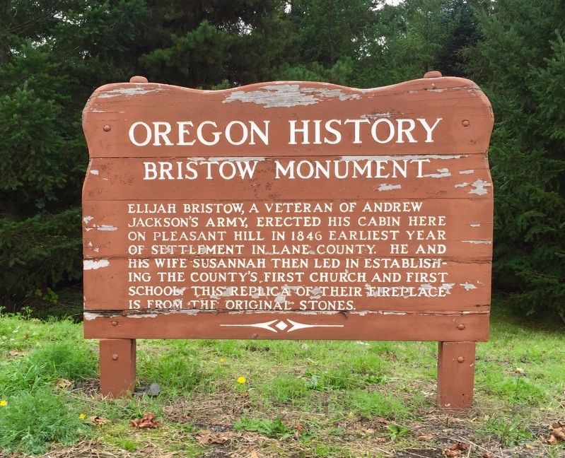 Bristow Monument Marker. Click for full size. Bristow Monument Marker image. Click for full size.
