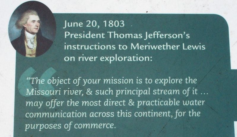 Lewis and Clark Marker image. Click for full size.