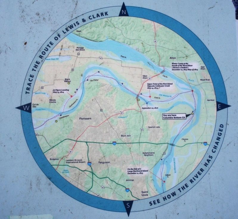 Lewis and Clark Marker image. Click for full size.