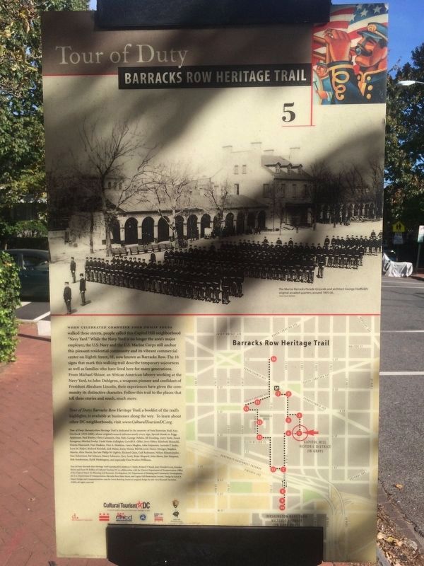 Oldest Post of the Corps Marker reverse image. Click for full size.