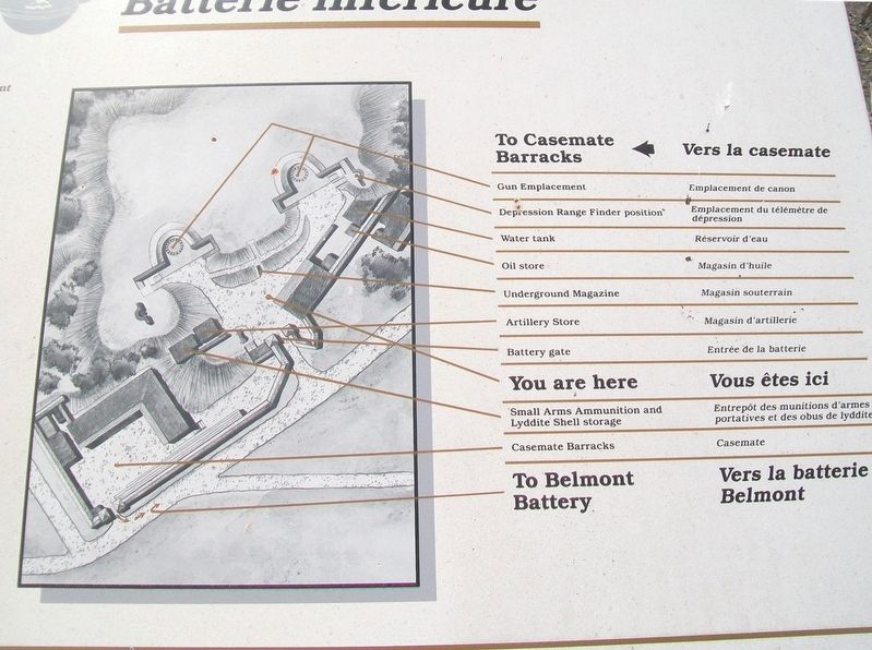 Lower Battery / Batterie inférieure Marker Detail image. Click for full size.