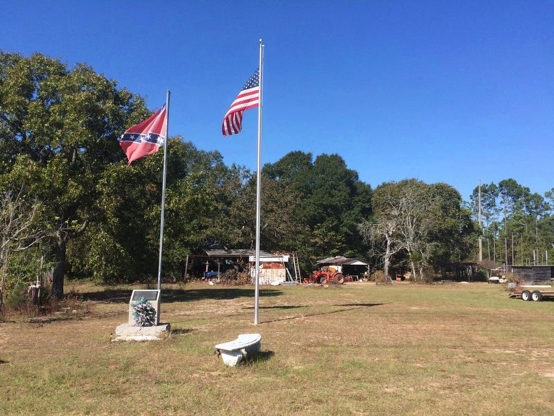 Confederate Park Marker on private land.. Click for full size. Confederate Park Marker on private land. image. Click for full size.