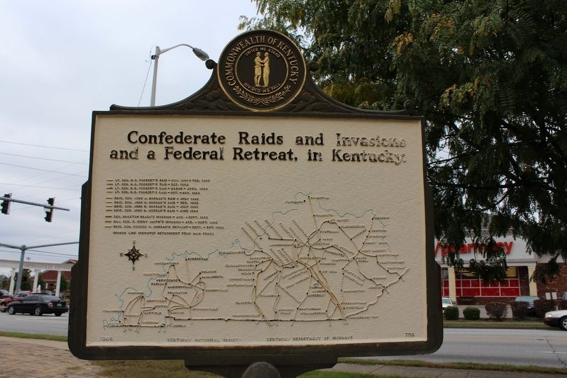 Confederate Raids Marker (Side 2) image. Click for full size.