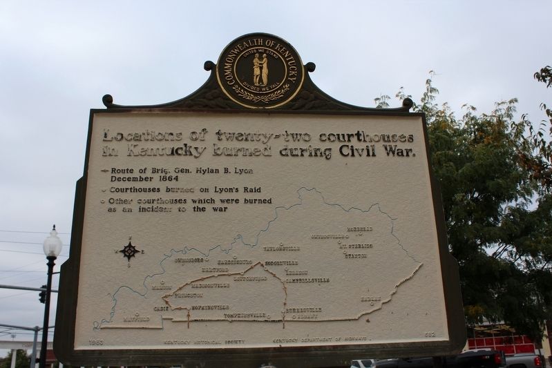 Courthouse Burned Marker (Side 2). Click for full size. Courthouse Burned Marker (Side 2) image. Click for full size.