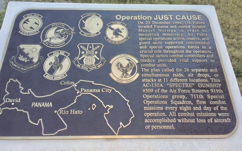 Operation Just Cause Marker image. Click for full size.