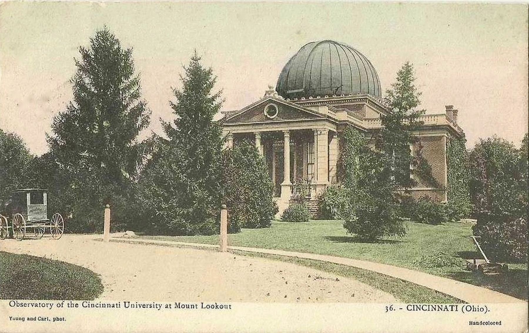 <i>Observatory of the Cincinnati University at Mount Lookout</i>. Click for full size. <i>Observatory of the Cincinnati University at Mount Lookout</i> image. Click for full size.